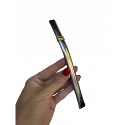 Bombilla acero con dije de...