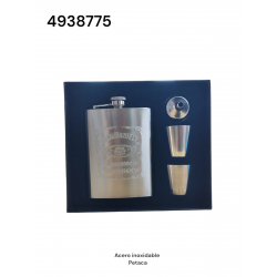 Petaca con 2 vasos Jack...