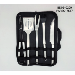 Kit parrillero 6 piezas de...