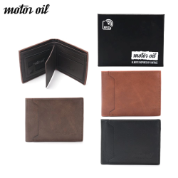 Billetera hombre Motor Oil