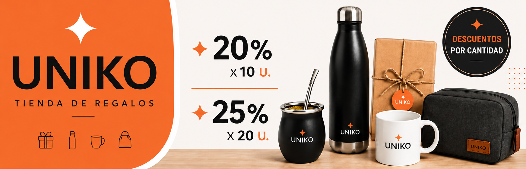 Uniko tienda de regalos ofrece precios mayoristas